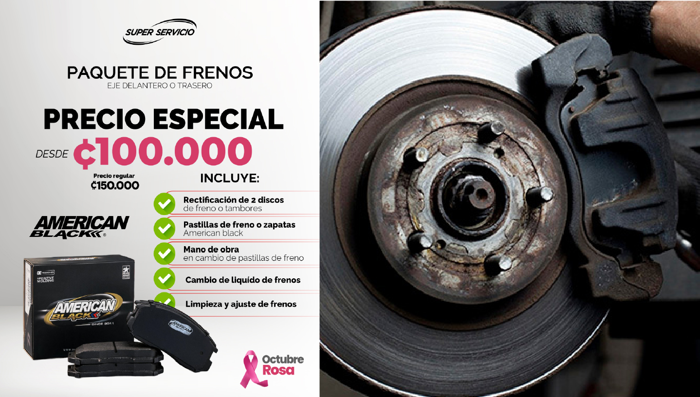 Precio especial en frenos American Black imagen